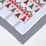 Gonk Christmas Tea Towels Set Of 3