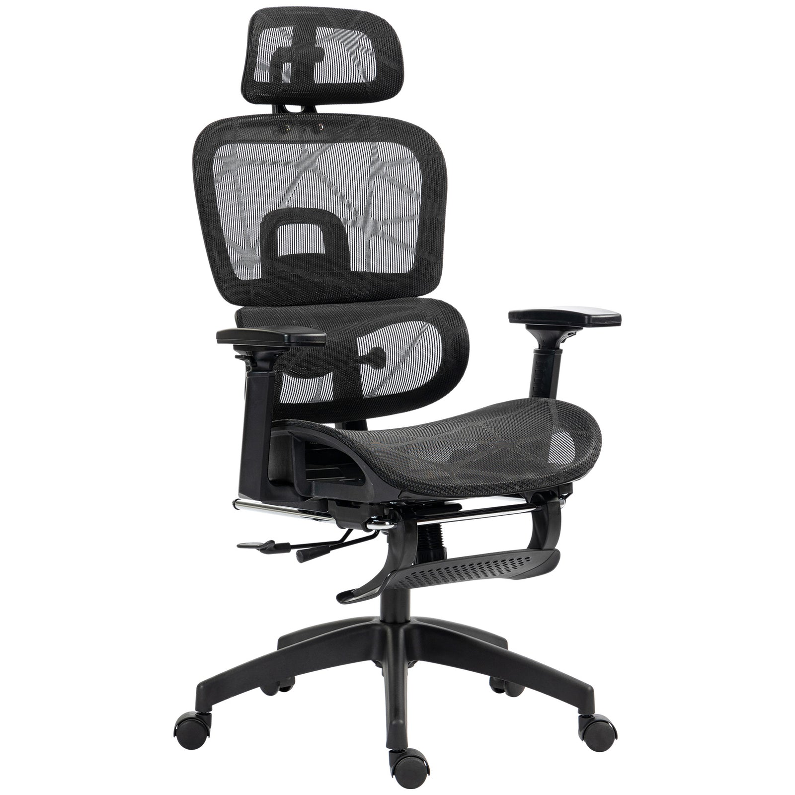 Ergonomic Office Chair Swivel Computer Chair With 3d Armrest | Black