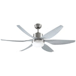 Reversible Ceiling Fan W/ Light, 6 Blades Indoor Led Fan