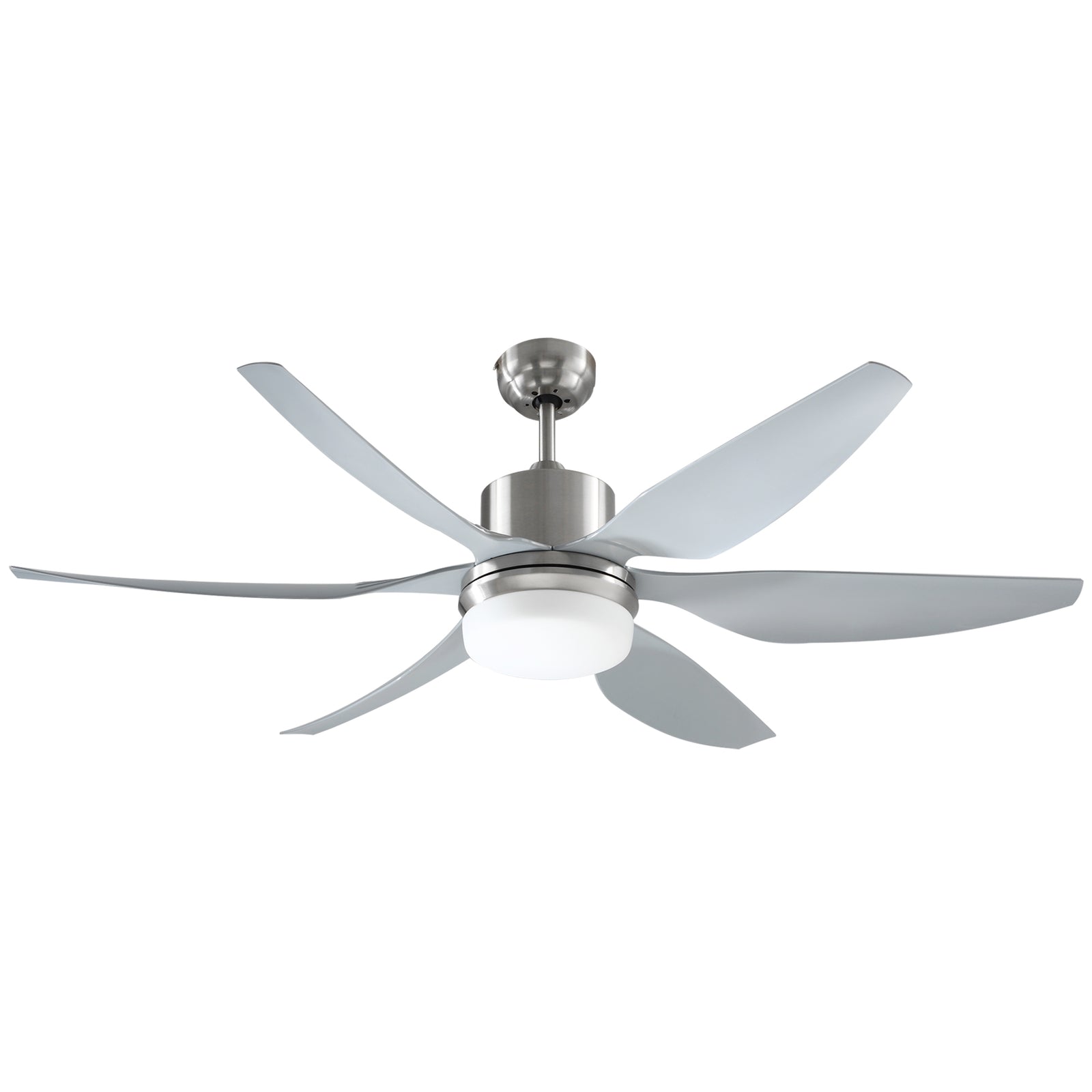 Reversible Ceiling Fan W/ Light, 6 Blades Indoor Led Fan