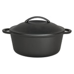 Toque 6.6l Cast Iron Dutch Oven Heavy Duty Casserole Dish Pot Stockpot With Lid