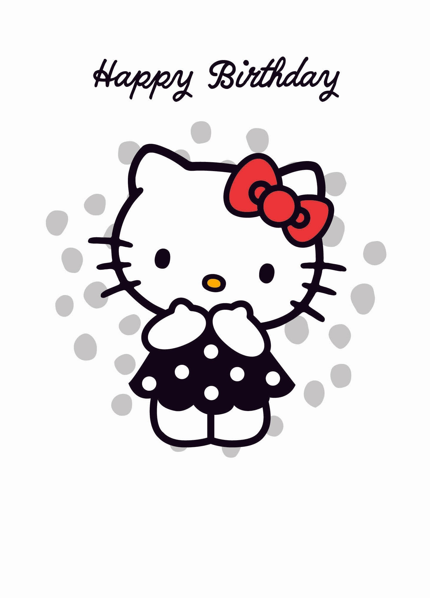 Hello Kitty Generic Birthday Card Official Product