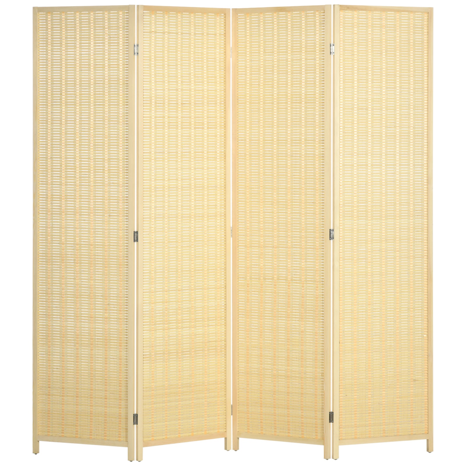 4 Panel Folding Room Divider Wall Privacy Screen Protector