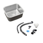 Deep Single Bowl Stainless Steel Kitchen Sink With Strainer
