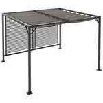 Metal Pergola Patio Sun Shelter Grape Tent Canopy Uv Cut