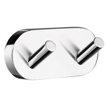 Towel Hooks Wall Mounted Storage Non-rust Brass Core | Double | Polished Chrome