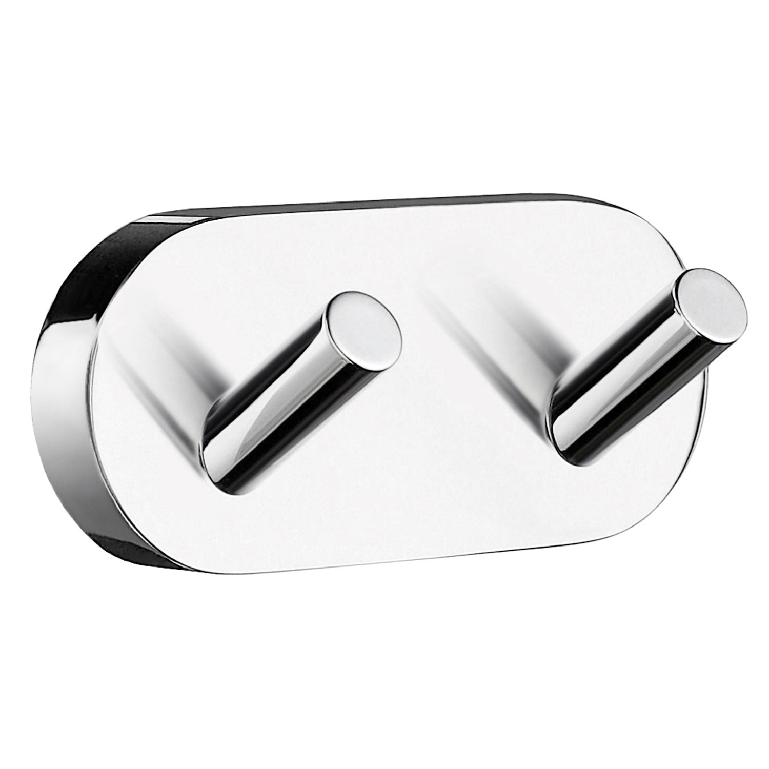 Towel Hooks Wall Mounted Storage Non-rust Brass Core | Double | Polished Chrome