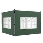 Gazebo Side Panels For 3x3(m) Or 3x4m Pop Up Gazebo, 2 Pack | Green