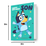 Bluey Son Birthday Card Official Product