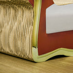 Cat Scratching Board, Cardboard Lounge Sofa With Catnip, 58 X 29.5 X 29cm