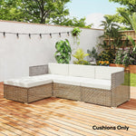 Outsunny 7-piece Patio Furniture Cushions Water-repellent 60x60cm