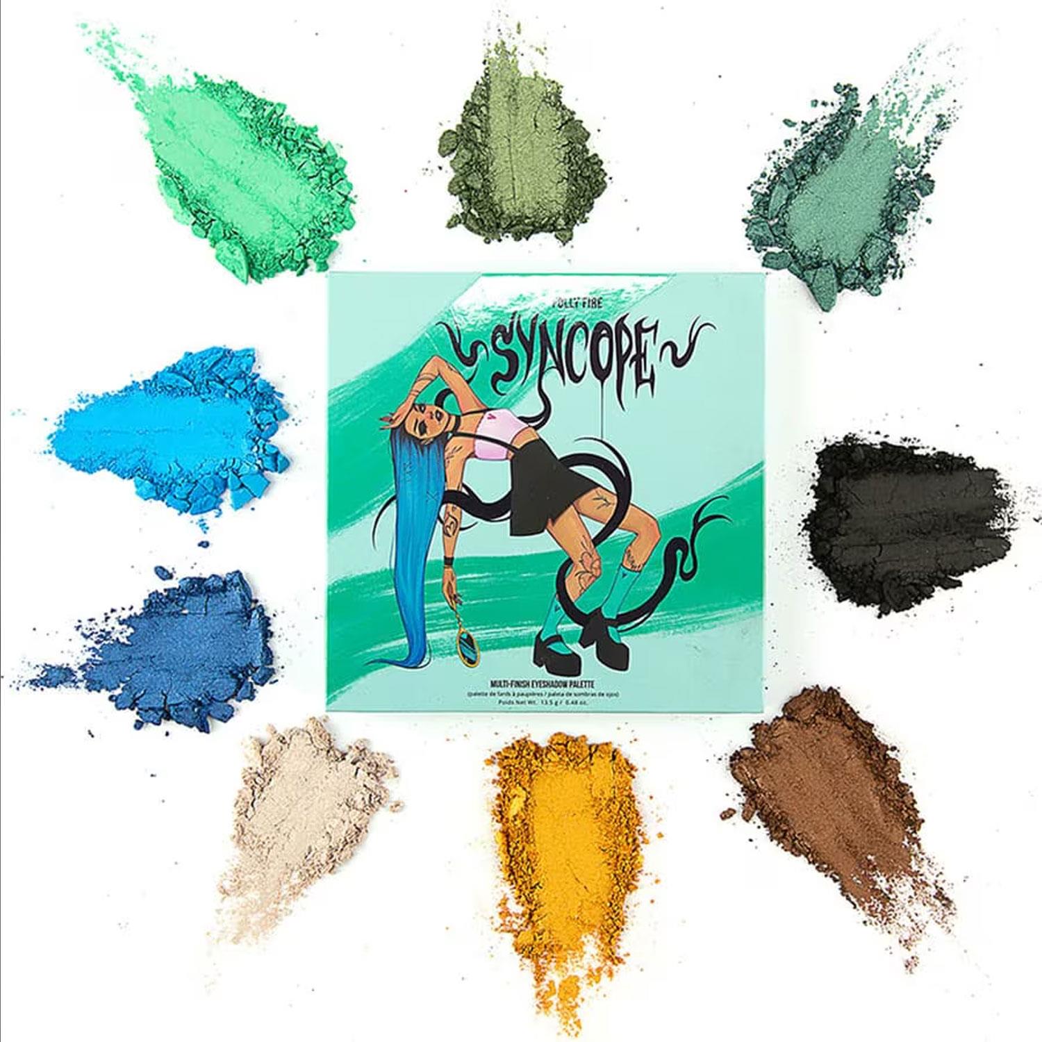 Multi-finish Eyeshadow Syncope Long-lasting Palette, 13.5g