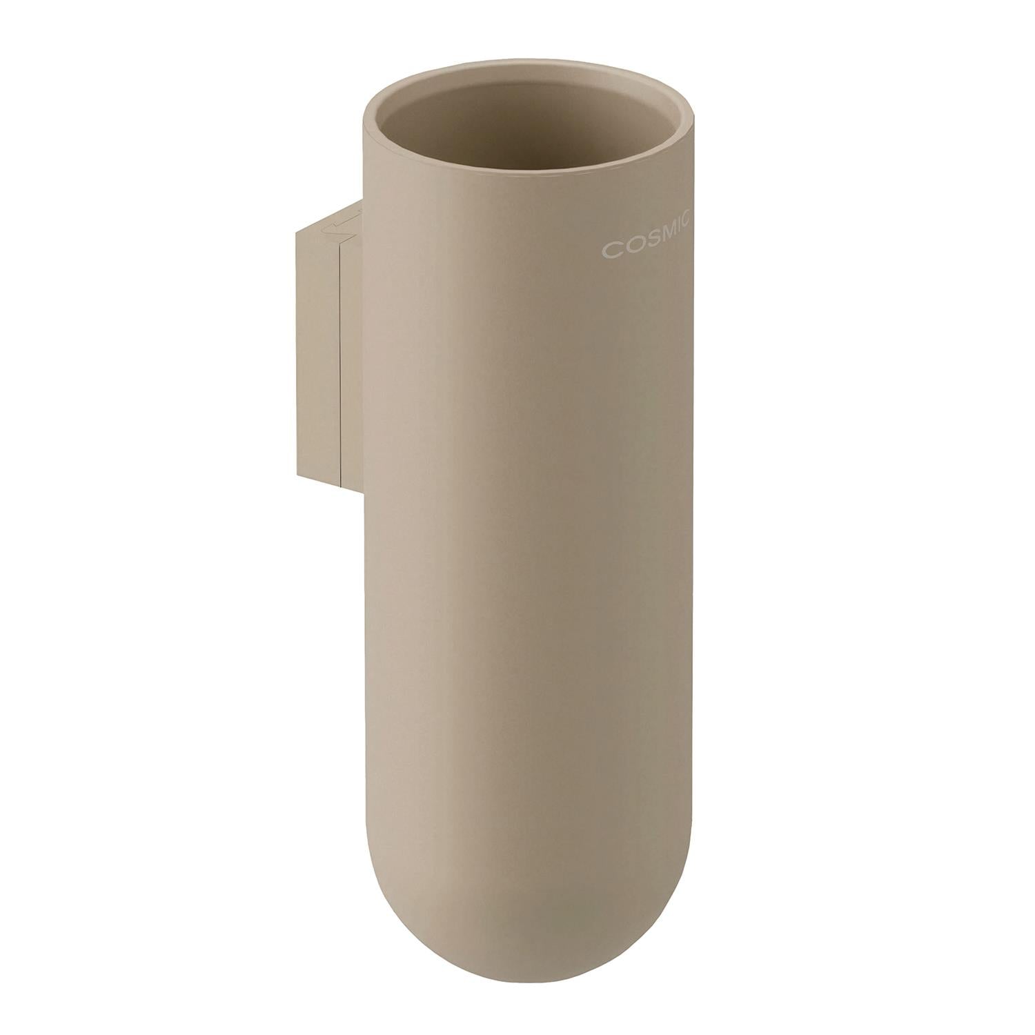 Wall Mounted Toothbrush Holder, Bathroom Tumbler Beige, Geyser Collection