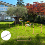 Pet Agility Training Equipment Dog Jump Hurdle Bar Obedience Training Set