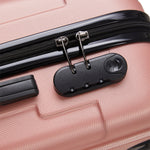 3pcs Lockable Travel Suitcase Set