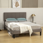 Double/king Bed Frame With 5 Level Adjustable Headboard | Double