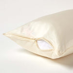 Organic Cotton European Size Pillowcase 400 Tc | 40 x 80cm | Cream