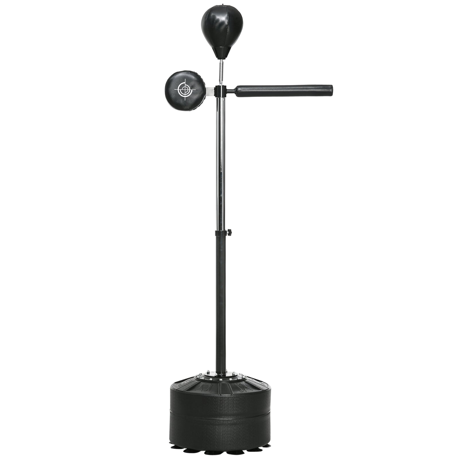 Adjustable Speed Bag With Stand | Black
