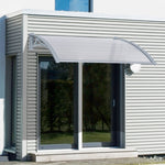 140cm Front Door Awning, Aluminium Rain Cover