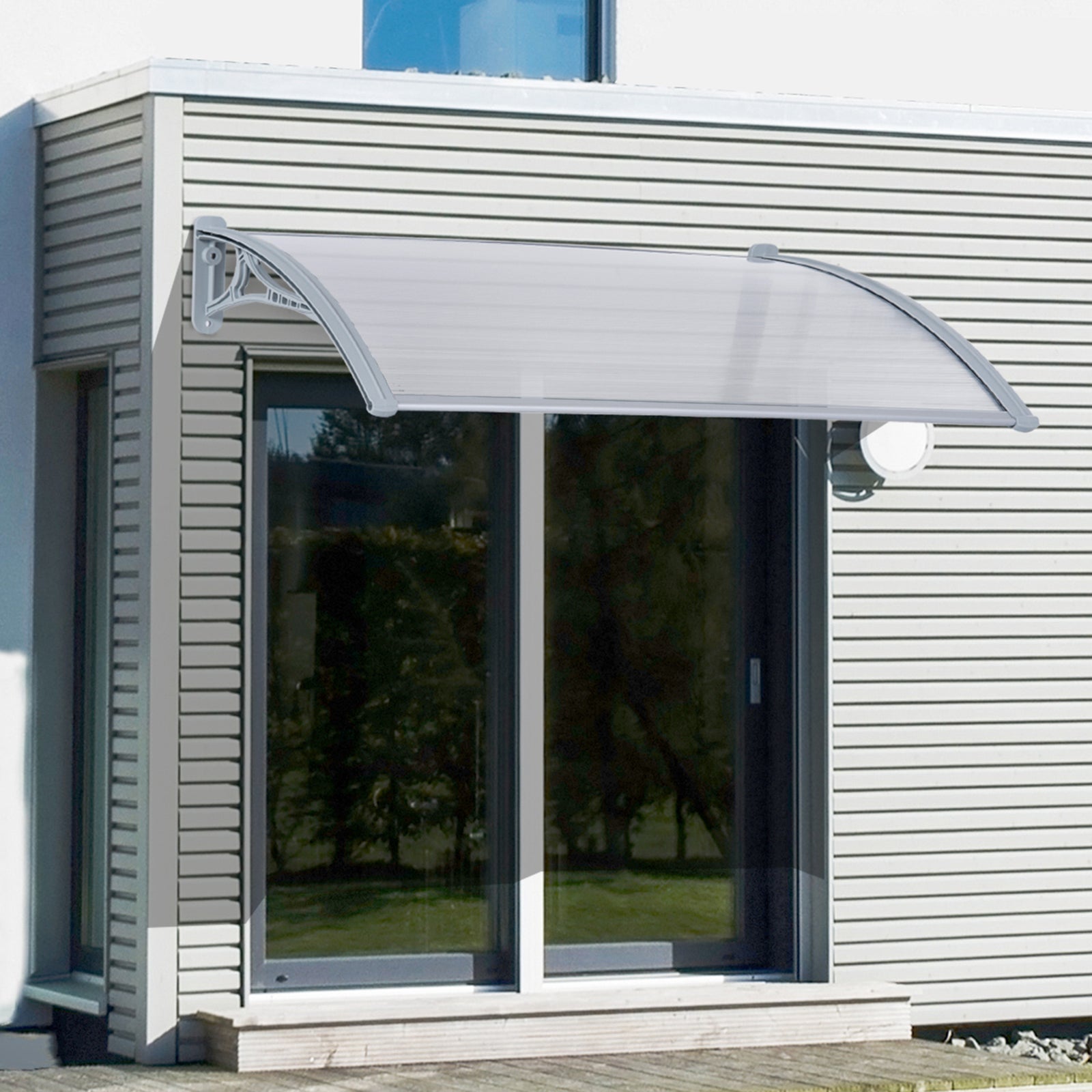 140cm Front Door Awning, Aluminium Rain Cover