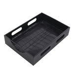 Black Steel Cabinet Pull-out Bowl Rack