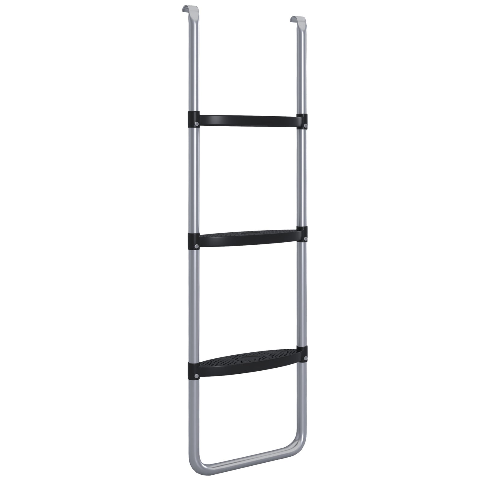2 Steps/3 Steps Galvanised Steel Trampoline Ladder Climbing | Medium | Silver