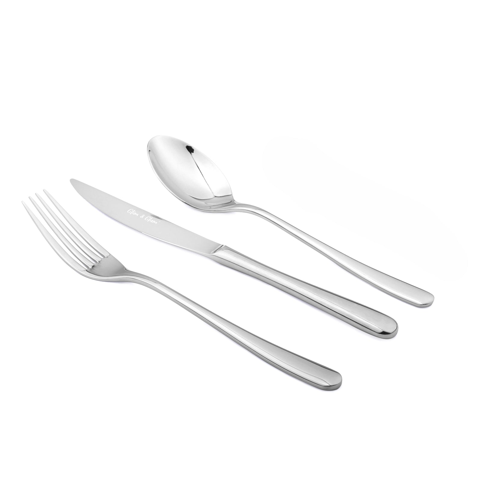 Cutlery Sets Stainless Steel 18/8 Catering Sphere | 12 Piece | Silver