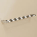 Towel Rail, Silver Gloss, Wall-mounted, 60 Cm. Collection Metric