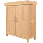 Wooden Garden Shed Double Door Tool Storage House | Natura