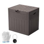 126l Pp Garden Storage Box With Combination Padlock