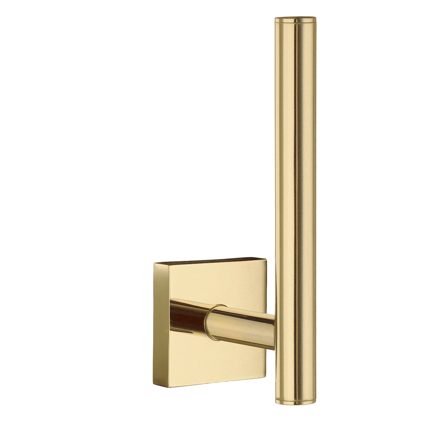 Wall Mounted Toilet Roll Holder For Bathroom Toilet Paper | Polished Brass