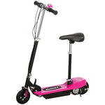 Folding Electric Scooter W/ Warning Bell, For Ages 4-14 | Pink