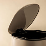 Bathroom Bin 5l Pedal Soft-close Bucket Pale Sand Essentials Collection