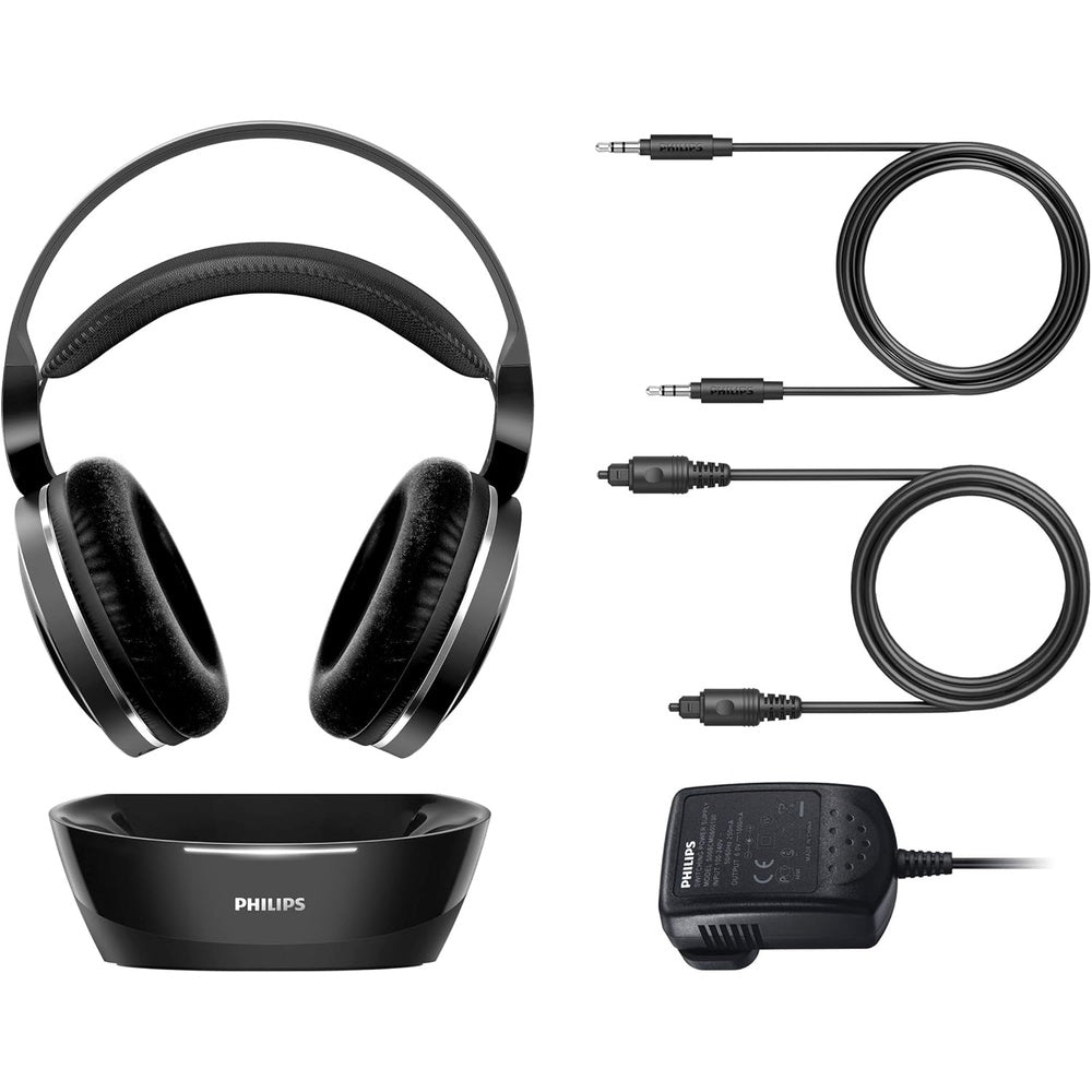 Shd8850 Wireless Over-ear Rf Hi-fi Tv Headphones | Black