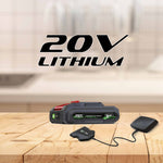 20v 50cm Cordless Long-reach Hedge Trimmer & Pruner With 2ah Battery