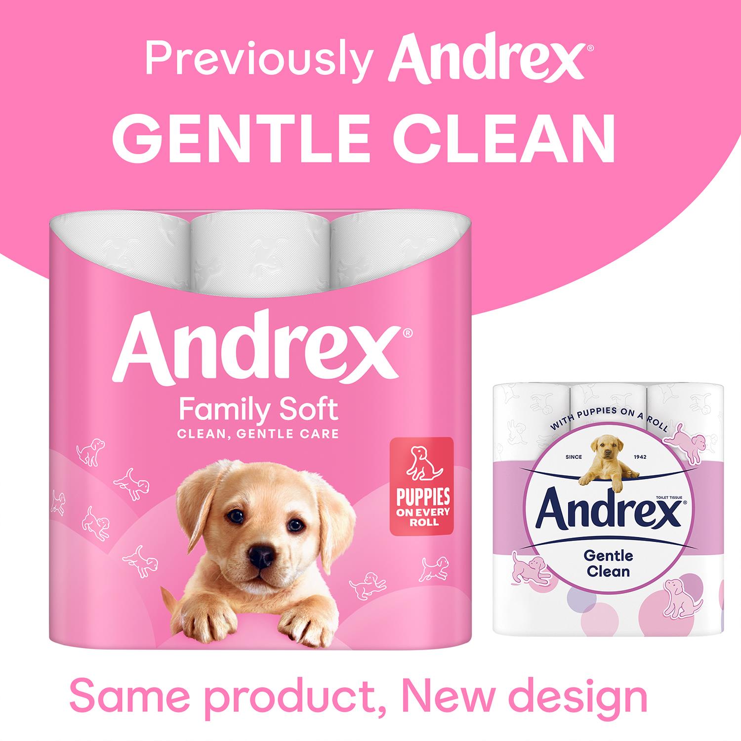 Toilet Rolls X96 Gentle Clean Fragrance-free 2 Ply Toilet Paper