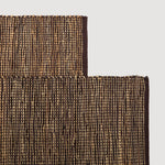 Madras Leather Hemp Rug | 200cm | Brown