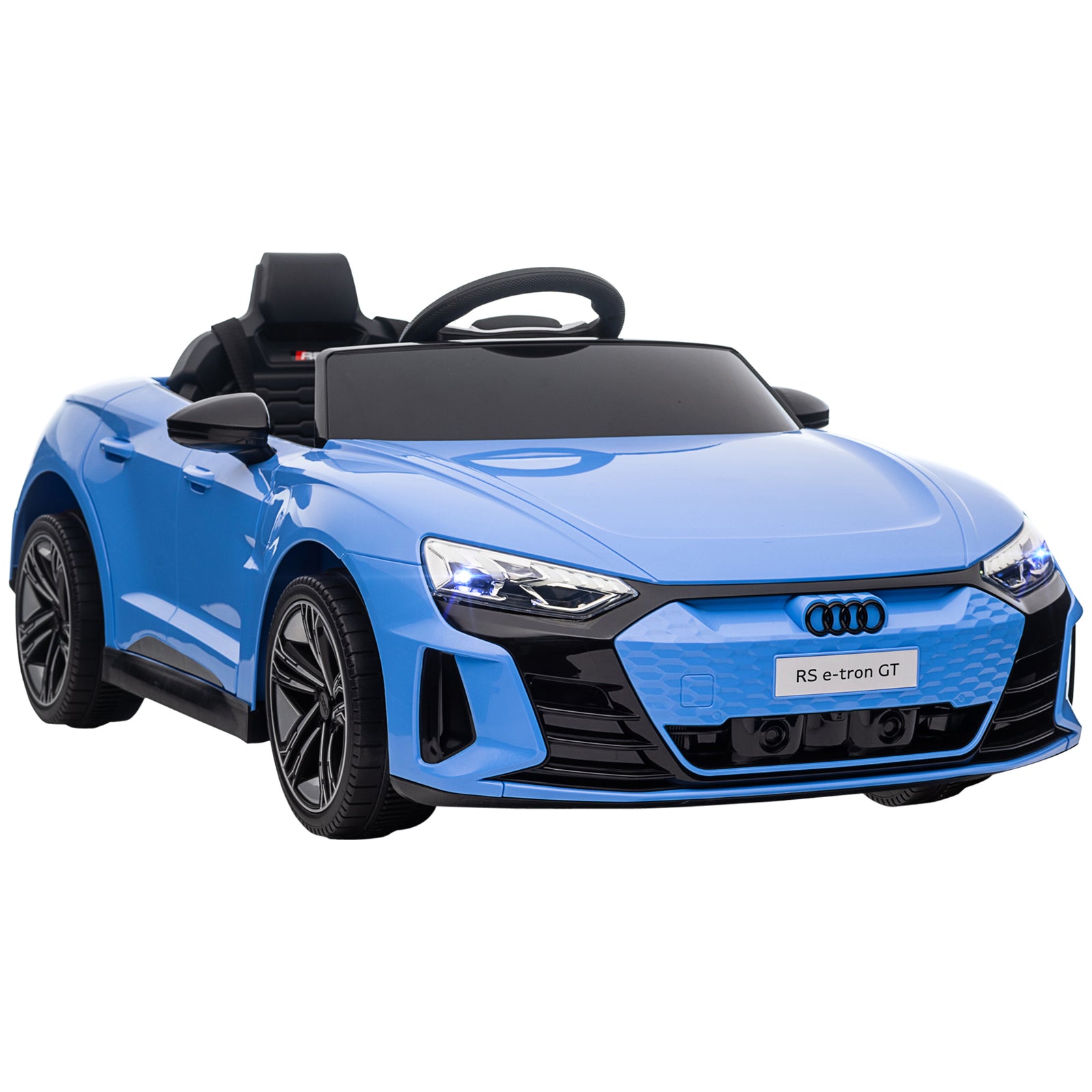Audi Rs E-tron Gt Licensed 12v Kids Electric Ride On W/ Remote | Blue