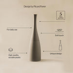 Toilet Brush & Holder, Soft-finish Coating, Saku Collection | Tangerine