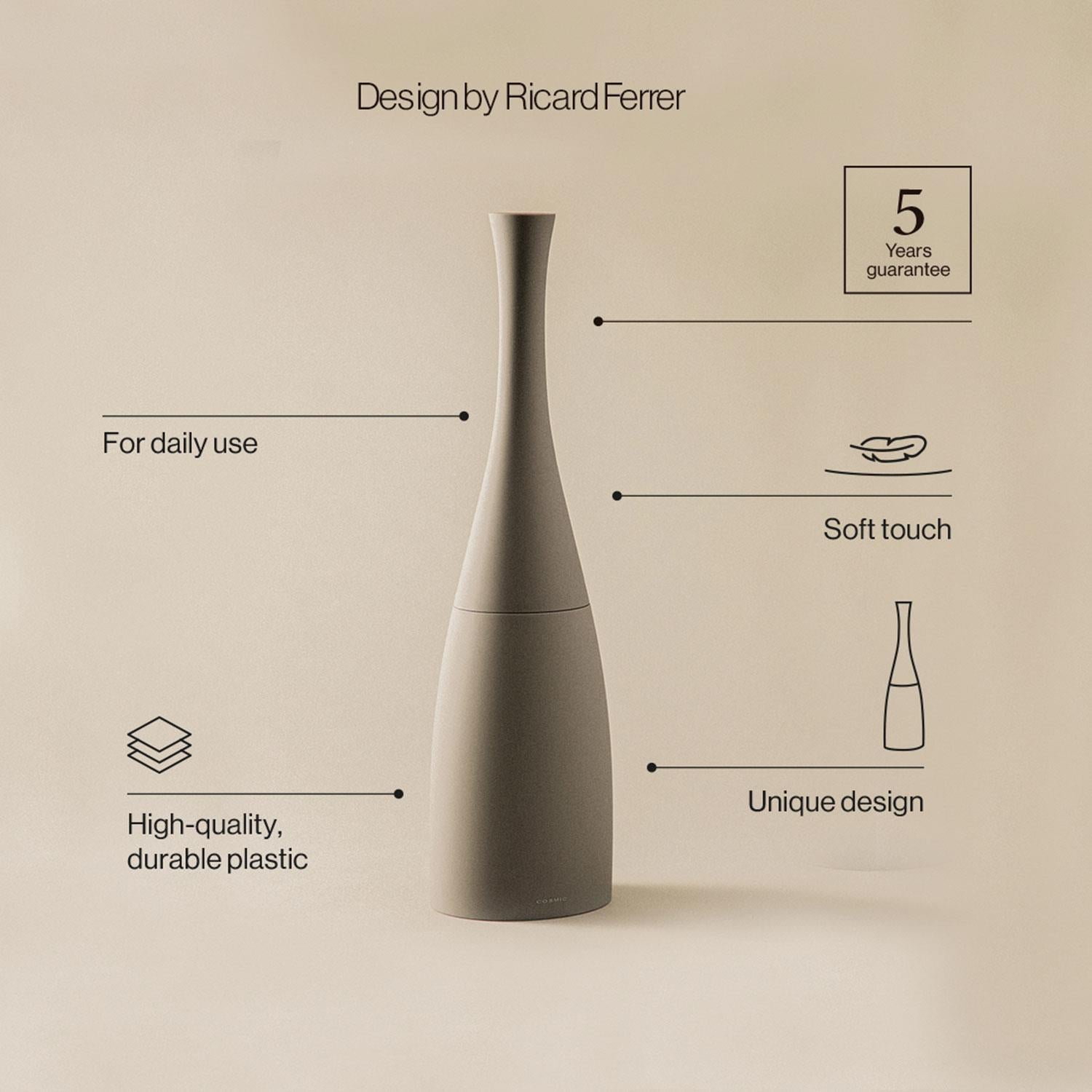 Toilet Brush & Holder, Soft-finish Coating, Saku Collection | Tangerine
