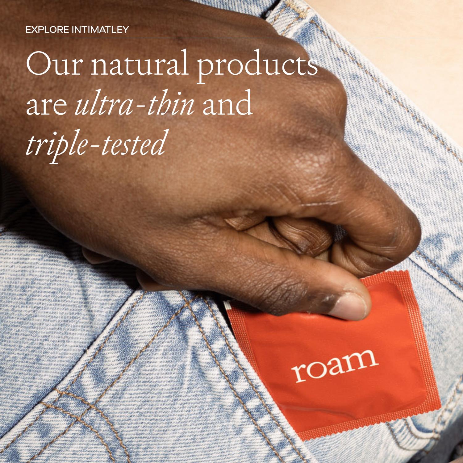 Light Brown Regular Fit Condom For Safer Sex & Contraception