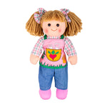 Bigjigs Toys Elsie - Medium Soft Plush Ragdoll, 34cm Tall