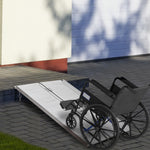 Aluminium Folding Wheelchair Ramp Mobility Suitcase | Large | Silver