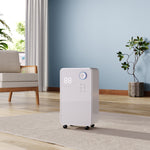 16l/day Smart Dehumidifier With Wi-fi Control, 2l Tank & Timer – Quiet Operation, Led Display,with Wheels Design