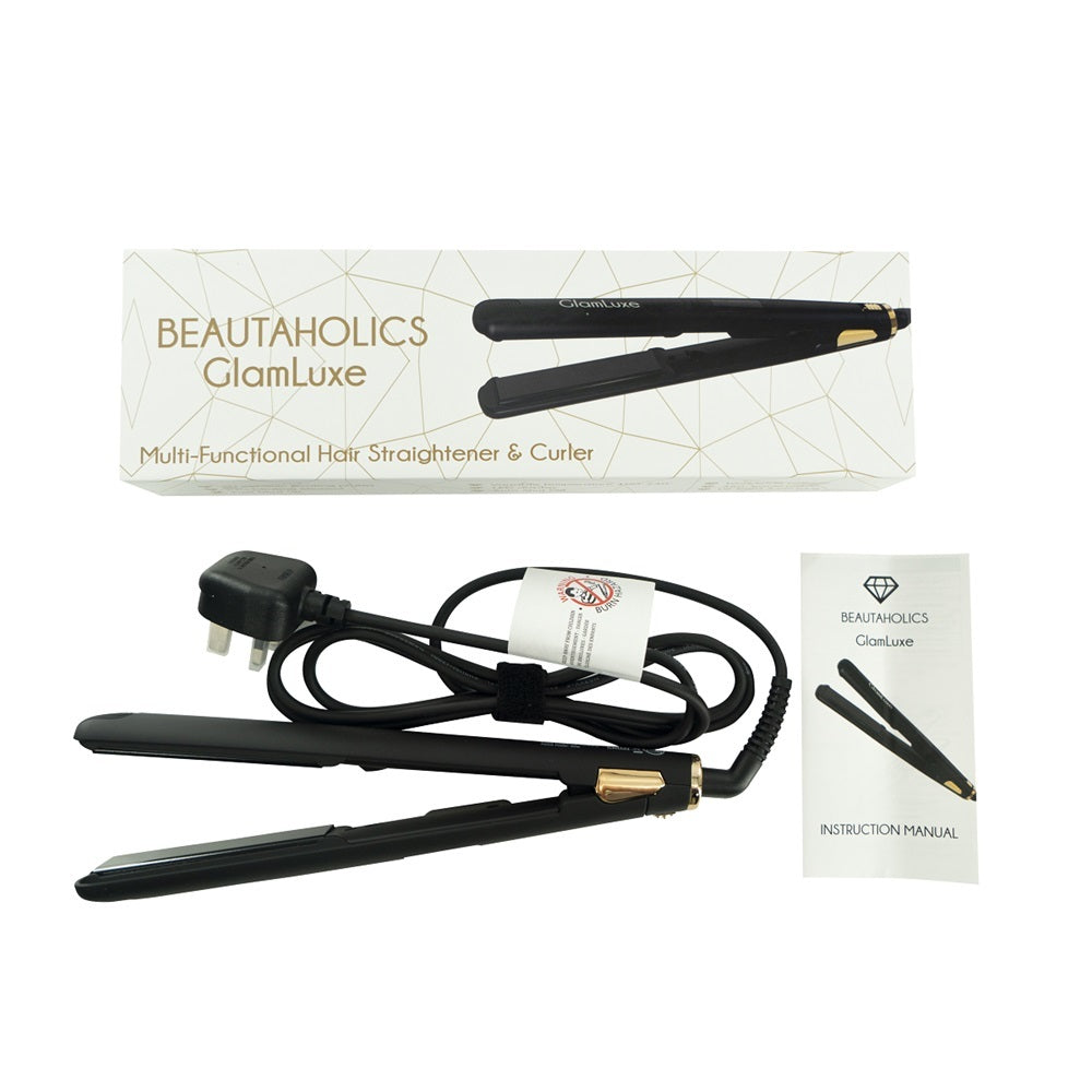 GlamLuxe Multi-functional Hair Straightener  Curler