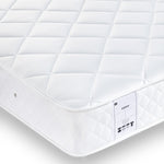 Poppy Coil Spring Quilted Mattress | Single | White