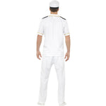 Deluxe Captain Costume, Short Sleeve | Small