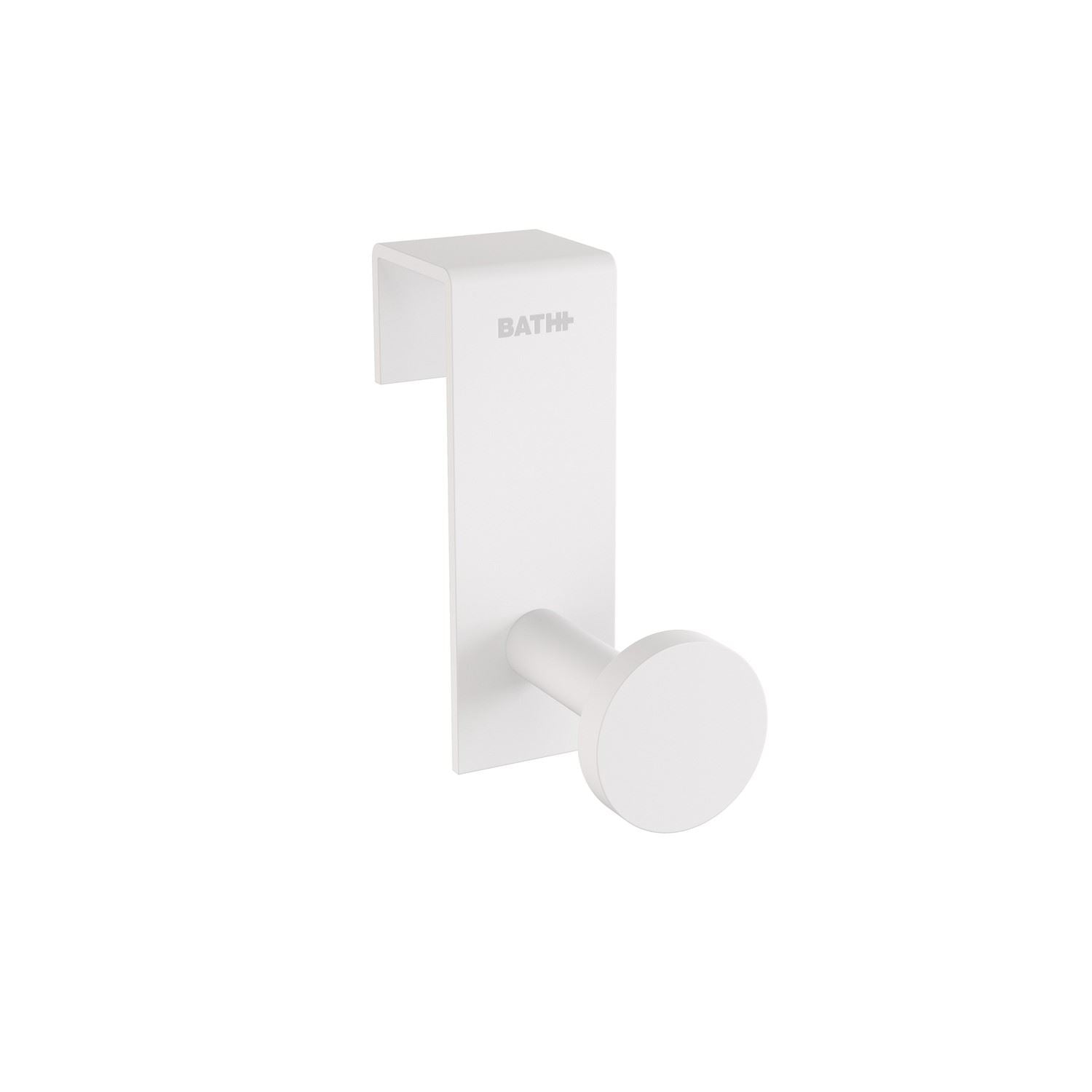 Double Towel Rail | Matte Black | Screws Installation | 10 X 2 X 60 Cm | Matte White