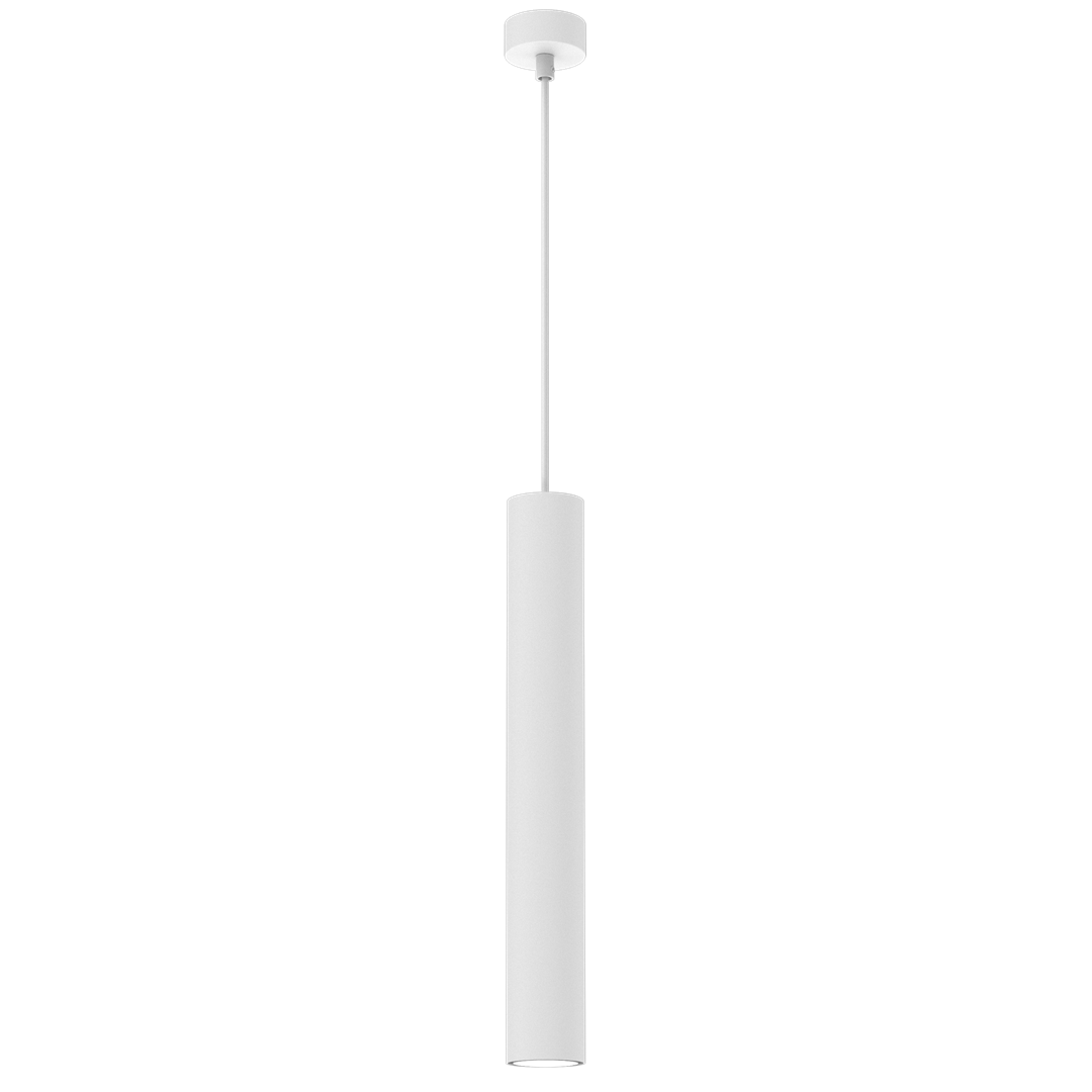 Hudson Pendant Lamp Hand Made High Quality Elegant Cylindrical Design With Matt White Finish