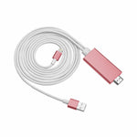 Full Hd Support Hdmi Connector Cable For Phone/pad | Pink
